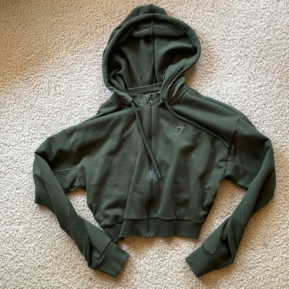 Gymshark Crop Hoodie 🦈💚